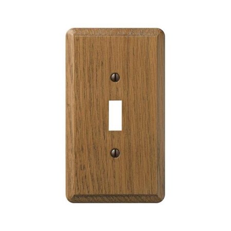 Livewire 901T Contemporary Wood 1 Toggle Wall Plate Medium Oak LI153417